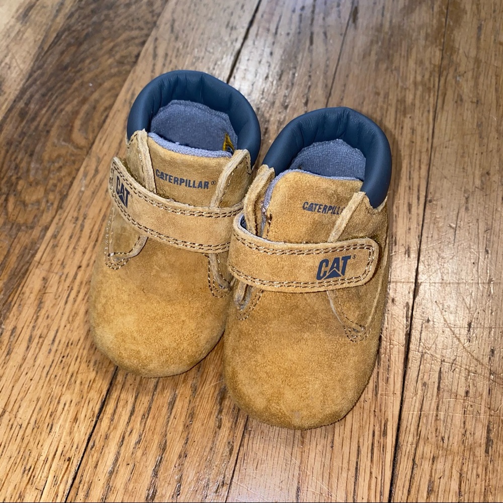 Toddler Caterpillar (Cat) “workboot” crib shoes